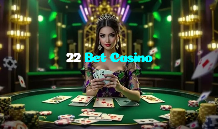 22 Bet Casino casino presented on mobile device in Pakistan with slots and live games